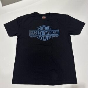 Harley-Davidson Graphic T-Shirt St. Thomas USVI Biker Tee Size L